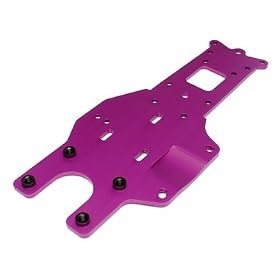 Rear Chassis Plate (Purple):Baja from HPI Chassis