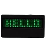 PROGRAMMABLE SCROLLING LED NAME BADGE TAG MESSAGE {GREEN}