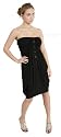 New Womens Black Strapless Boob Dress Ladies Sizes 8-14