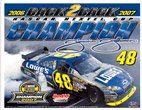 Jimmie Johnson Nascar Sprint Cup 3 in a Row Champion Car Ultra Decal