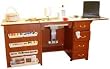 Arrow Model 98302 Sewing Machine Credenza with Airlift - Includes Free Custom Insert!