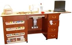 Arrow Model 98302 Sewing Machine Credenza with Airlift - Includes Free Custom Insert!