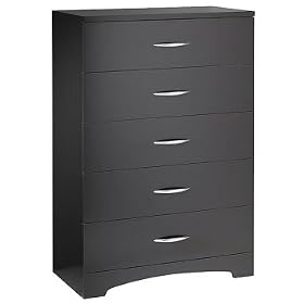 Chocolate 5-Drawer Chest