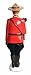 CAS Solar Waving Mountie-Royal Canadian Mounted Police Figurine-7 1/4