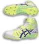 ASICS® Men's Mega Javelin ( sz. 06.0, White/Blue/Silver/Yellow )