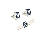 Detroit Tigers Cufflinks and Tie Bar Gift Set