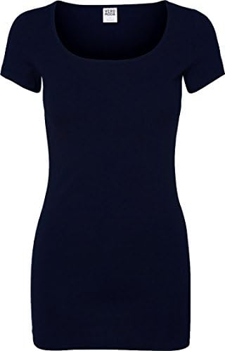 Vero Moda Maxi My Short Sleeve U-Neck T-Shirt Dark Navy - XS (UK 8)