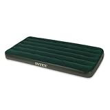 New Intex Prestige Downy Air Bed Luxurious Flocking Prevents Sheets From Slipping Twin Size Green