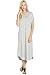 82 Days Women'S Rayon Span Short Sleeves Mid-Long Jersey Dress - Solid