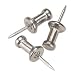 Steel Push Pins, Aluminum Head, 3/8 Point, 100 per Box GEMCPAL3