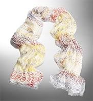 Marcel Wanders Double Layer Sunflower Scarf with Silk