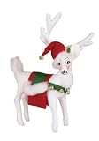 Annalee 9-Inch White Jinglebell Deer