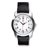 Victorinox Swiss Army Womens Field White Face Canvas Strap Watch 24979