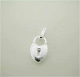 Sterling Silver LOCK KEY HOLE CHARM *