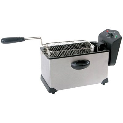 NEW & BOXED 3 LITRE STAINLESS STEEL DEEP FAT FRYER