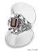 Jewelry : Sterling Silver Garnet Poison Box Locket Ring