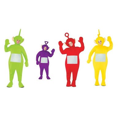 Teletubbie Adult Costume Four-Pack