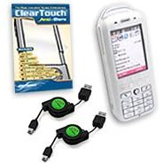 T-Mobile SDA (with antenna hump - US version) FlexiSkin Starter Kit (ClearTouch Anti-Glare, Coral...