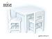 KidKraft Aspen Table and Chair Set - White