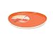 Keep It Simple With Katie Brown Melamine Two-Toned Round Serving Plate Orange-Ivory 11.5-inch Diameter