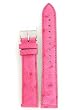 Watch Band Genuine Ostrich Leather Strap 16mm Pink with Quick Release Springs