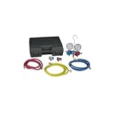 Robinair (ROB49134A) R134 Aluminum Manifold, Hose Set And... Robinair (ROB49134A) R134 Aluminum Manifold, Hose Set And...