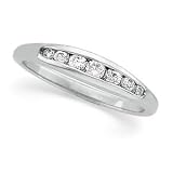 Platinum Diamond Wedding/Anniversary Band - 0.20 Ct.TW