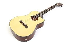 Korala Electric Baritone Ukulele, Solid Spruce top, Mahogany Back + Sides, Diecast Tuners