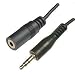 Stereo 3.5mm Jack Plug to Socket Lead Headphone Extend 1m cable length