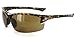 Coyote BP7 Polarized Bifocal Safety Sunglasses with Low-Profile, Wrap-Around Sports Design for Youthful and Active Men and Women Tortoise +2.50