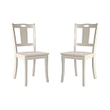 Review JP Products  / Keyhole Dining Chair - Soft White (2-pk.)