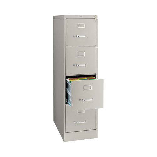 OfficeMax FourDrawer Commercial Vertical File, 261/2" D, Letter Size