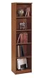 Open Single Bookcase In Auburn Maple By Bush Furniture