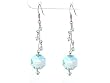 Octagon Chrystallite Aurora Borealis Swarovski Drop Earrings Fashion Jewelry