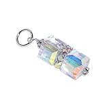 Clear Cube Swarovski Crystal Pendant Charm