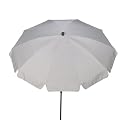 Siena Garden 271422 Sonnenschirm "Tropico" Bezug natur Gestell anthrazit � 200 cm