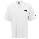 New England Patriots Reebok White RA Short Sleeved Polo Shirt