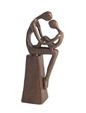 Mother With Child Praying Cast Bronze Sculpture Figurine Figure Metal