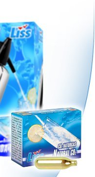 Liss 301 CO2 Charger - 10 pack box