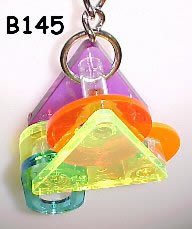 Bell Plastics B145 Triangle Obsession Acrylic Bird Toy