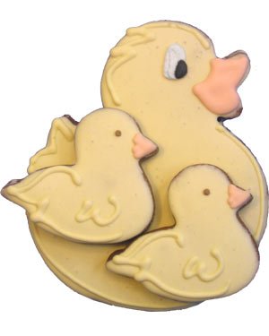 Beautiful Cookies Organic Party Favors-Twin Ducks Organic Cookies Cookies, 10 Cookies by Beautiful Cookies