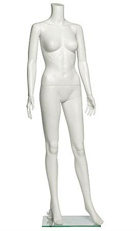 Headless Female Plastic Cameo Retail Display Mannequin