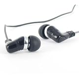 Black - PRO.2 llave#34;E132llave#34; Ergonomically designed replacement earphones / earbuds for Sport or active use.