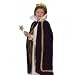 Luxury Royal King Queen Dressup Play Cape Velvet Purple Image