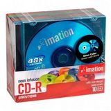 Imation CDR Media 40X 80MIN 700MB (10-Pack) by Imation