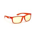 Gunnar Optiks INT-06501 Intercept Full Rim Advanced Video Gaming Glasses with Amber Lens Tint, Fire Frame Finish