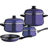 Classic Danubio Enamel 7-piece Cookware Set 01BVDANUB07