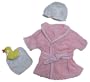 Madeline Ragdoll Pink Bathrobe 15"