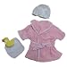 Madeline Ragdoll Pink Bathrobe 15"