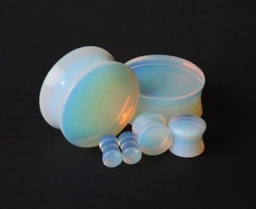 Opalite Plugs SOLD AS A PAIR 3/4" (19mm)